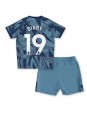 Billige Aston Villa Moussa Diaby #19 Tredjedraktsett Barn 2023-24 Kortermet (+ Korte bukser)